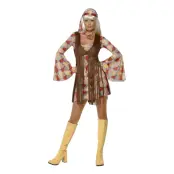 60-tals Hippie Maskeraddräkt - Small