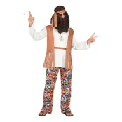 60-tals Hippie Maskeraddräkt - XXX-Large