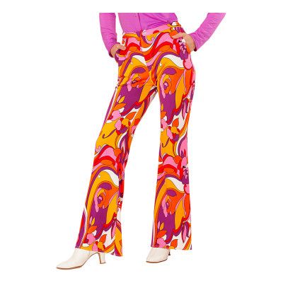 70-tals Dambyxor Blommor - Large/X-Large