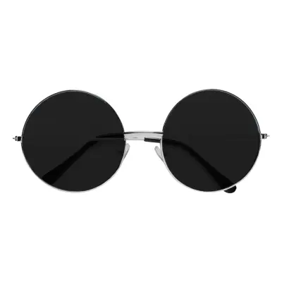 70-tals Glasögon Svarta