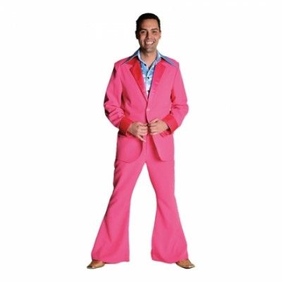 70-tals Kostym Rosa Maskeraddräkt