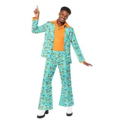 70-tals Party Suit Maskeraddräkt - Medium