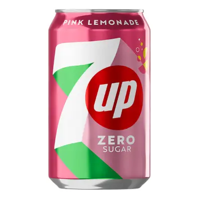 7UP Zero Pink Lemonade - 330 ml