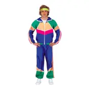 80-tals Joggingdress Kille Maskeraddräkt - Large