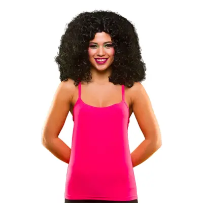 80-tals Linne Neonrosa - Medium/Large