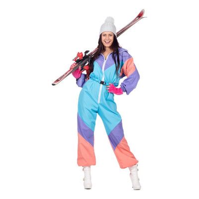 80-tals Retro Skiddress Dam Maskeraddräkt - 48