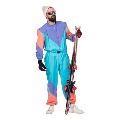80-tals Retro Skidoverall Herr Maskeraddräkt - 54