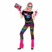 I Love 80s Maskeraddräkt - X-Small