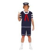 80-tals Sjöman Maskeraddräkt - Medium