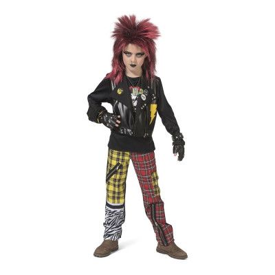 90-tals Punkare Barn Maskeraddräkt - Large
