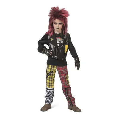 90-tals Punkare Barn Maskeraddräkt - Large