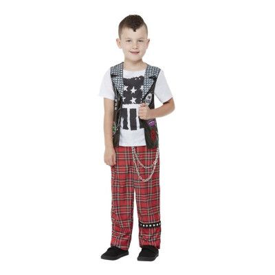 90-tals Punkrockare Barn Maskeraddräkt - Medium