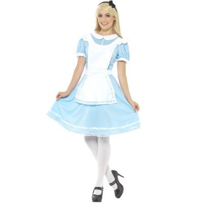Alice i Underlandet Maskeraddräkt S
