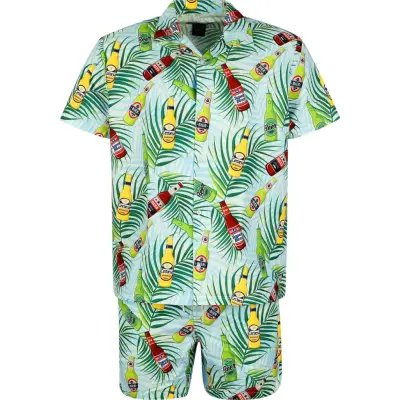 Suitmeister - Fun Kostym - Tropical Beers Blue - för Herr - flerfärgad