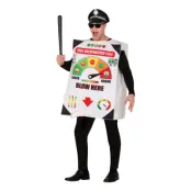 Alkomätare Maskeraddräkt - One size