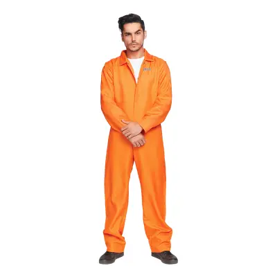 Amerikansk Fånge Deluxe Maskeraddräkt - One size