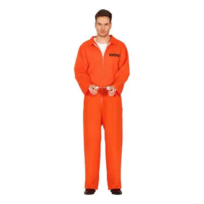 Amerikansk Fånge Maskeraddräkt - X-Large