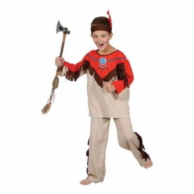 Amerikansk Inföding Barn Maskeraddräkt