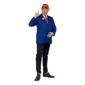 Amerikansk Expresident Maskeraddräkt - Large