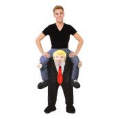 Amerikansk President Piggyback Maskeraddräkt - One size