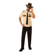 Amerikansk Sheriff Maskeraddräkt - X-Large