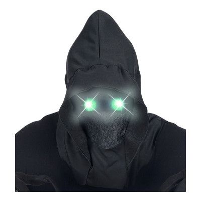 Ansiktslös Mask med Lysande Gröna Ögon - One size