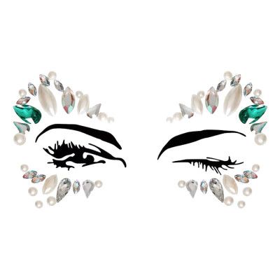 Ansiktssmycken Transparent Deluxe