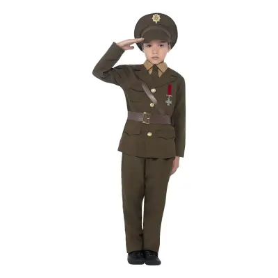 Armé Officer Barn Maskeraddräkt - Large
