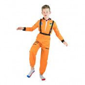 Astronaut Orange Budget Barn Maskeraddräkt - 5-7 år