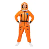 Astronaut Orange Maskeraddräkt - Large