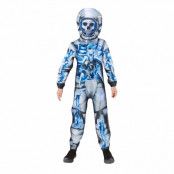 Astronaut Skelett Barn Maskeraddräkt - Medium