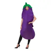 Aubergine Maskeraddräkt - One size