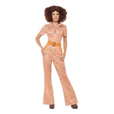 Autentisk 70-tals Tjej Maskeraddräkt - Medium