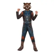 Avengers 4 Rocket Raccoon Barn Maskeraddräkt - Large