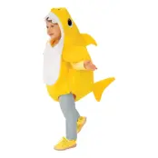 Baby Shark Gul Barn Maskeraddräkt - 3-4 år