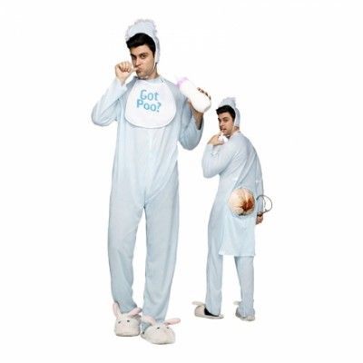 Bajsande Bebis Maskeraddräkt - One size