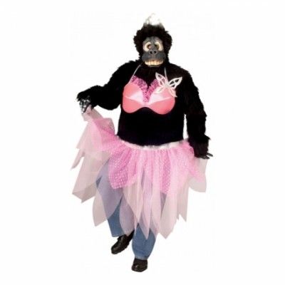 Ballerina Gorilla Maskeraddräkt