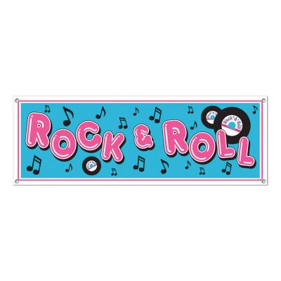 Banner Rock N Roll