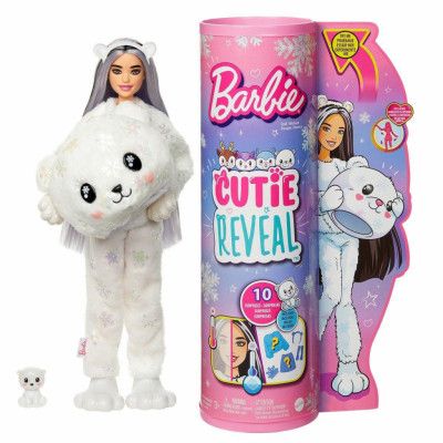 Barbie Cutie Reveal Winter Sparkle Vit Isbjörn