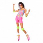 Barbie på Rullskridskor Maskeraddräkt - X-Large