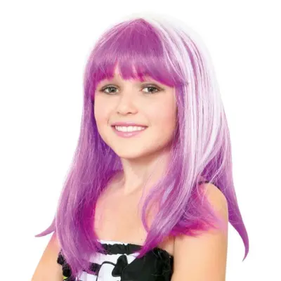 Barnperuk Lila - One size