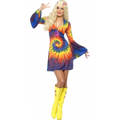 Batikfärg-dräkt 60-tal S