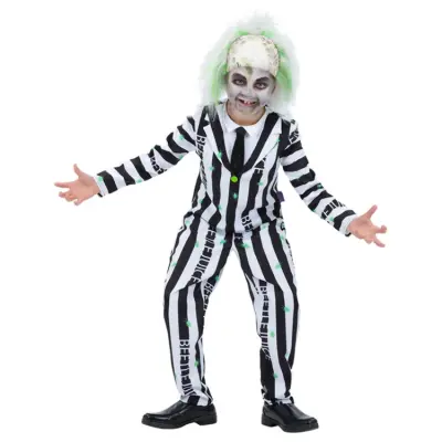 Beetlejuice Maskeraddräkt Barn 10-12 år