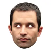 Benoit Hamon Pappmask