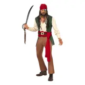 Berusad Pirat Maskeraddräkt - Medium