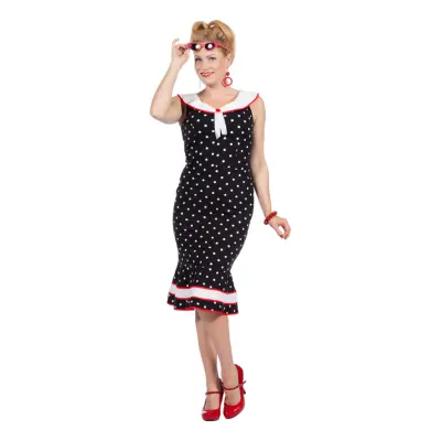 Betty Klänning Prickig Maskeraddräkt - X-Small