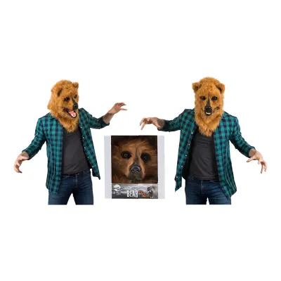 Björnmask med Rörlig Mun - One size