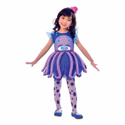 Bläckfisk Barn Maskeraddräkt - 24-36 månader