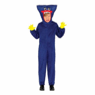 Blå Monster Barn Maskeraddräkt - X-Small