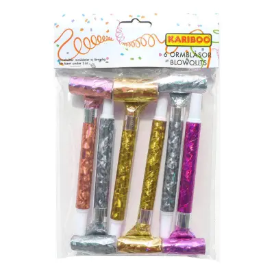 Bl��sormar Hologram Flerfärgade - 6-pack